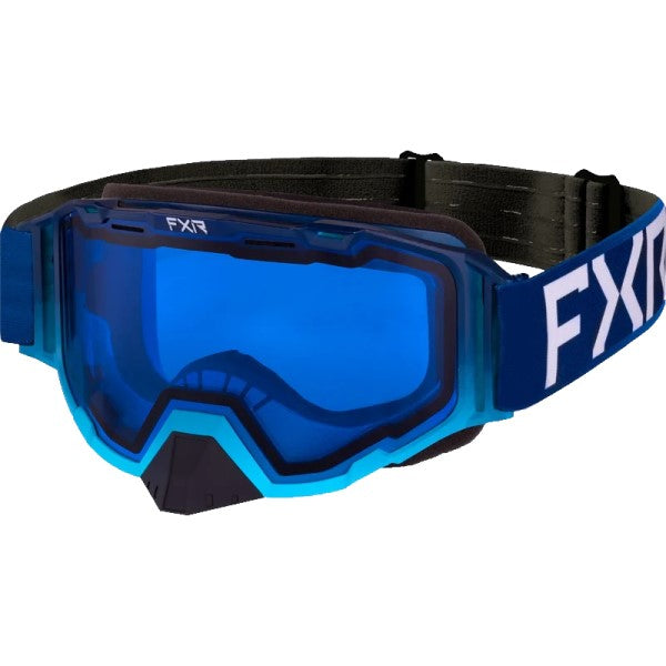 Lunette de Motoneige Maverick Lentille Fumée FXR bleu