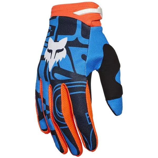 Gants de Motocross 180 Race Spec Fox bleu