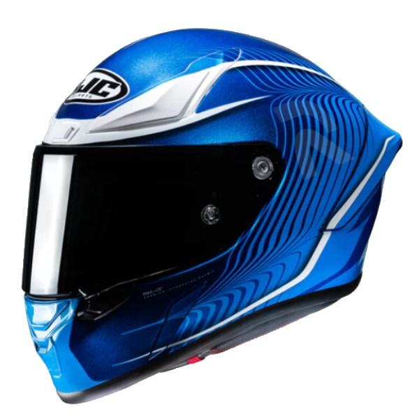 Casque Intégral de Moto RPHA 1 Lovis HJC noir et rouge, bleu