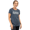 T-Shirt Foundation Tri-blend Femme Klim bleu