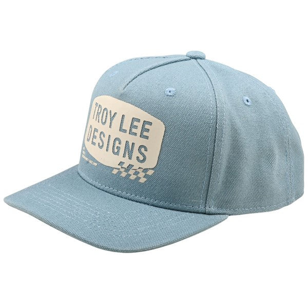 Casquette Curved Stamp Troy Lee Designs bleu, avant