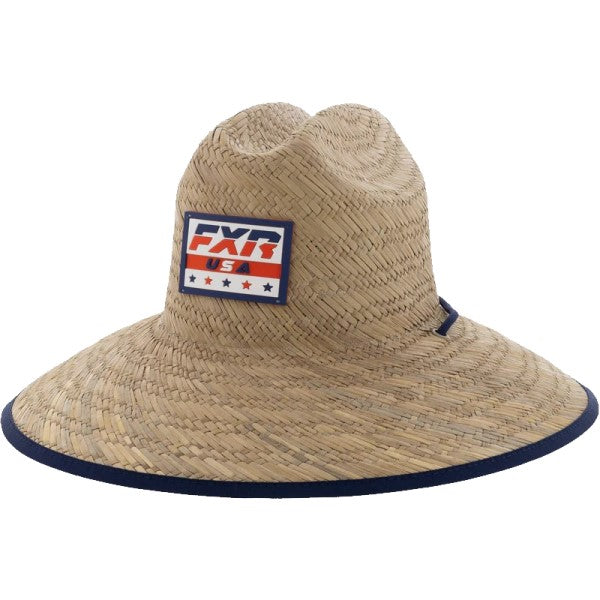 Chapeau de Paille Shoreside FXR bleu blanc et rouge, de 3/4