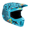 Casque de Motocross 3.5 V25 Junior Leatt bleu, de 3/4
