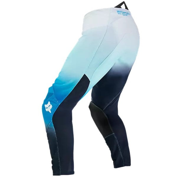 Pantalon de Motocross 180 Air Haze Fox bleu, de dos