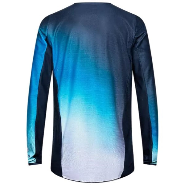 Chandail de Motocross 180 Air Haze Fox bleu, de dos