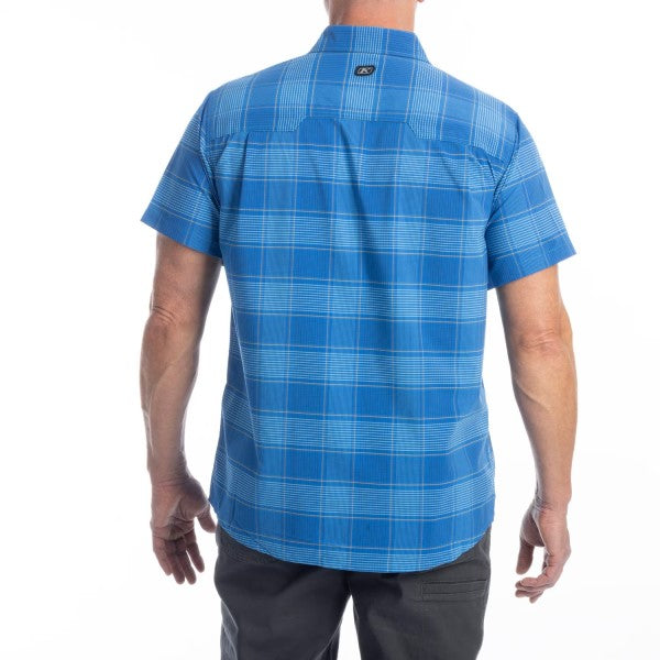 Chemise Taggart Stretch Klim bleu, de dos