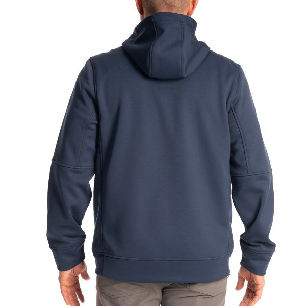 Coton Ouaté Barracks Klim bleu, de dos