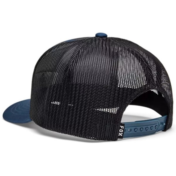 Casquette Image Trucker Fox bleu, de dos