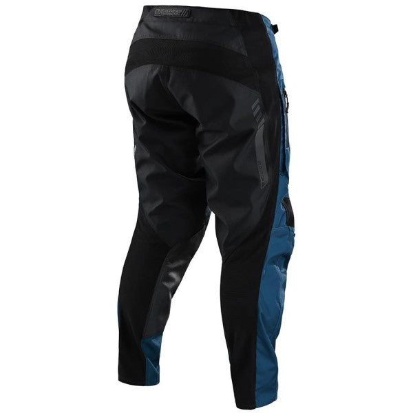 Pantalon de Motocross Scout GP Troy Lee Designs bleu, de dos