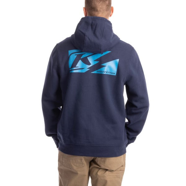 Coton Ouaté Electric Klim bleu, de dos