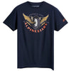 T-Shirt Flyer Alpinestars bleu, de face