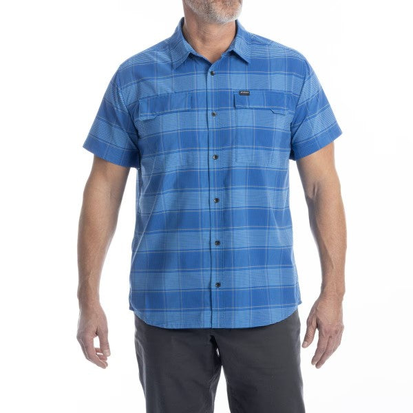 Chemise Taggart Stretch Klim bleu, de face