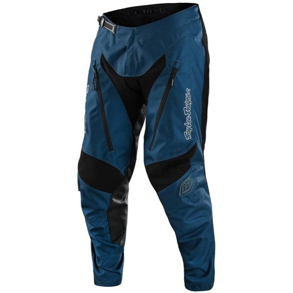 Pantalon de Motocross Scout GP Troy Lee Designs bleu, de face