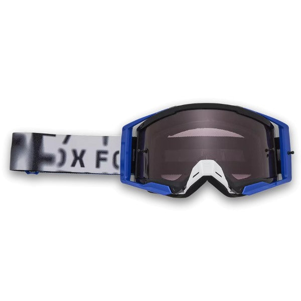 Lunette de Motocross Seventy4 Lentille Vivid Rose Tear-Off Fox bleu, de face