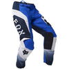 Pantalon de Motocross 180 Lean Fox bleu, de face