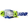 Lunettes de Motocross Armega Forecast Roll-Off 100% bleu et blanc