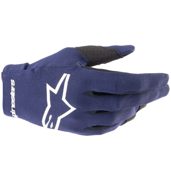 Gants de Motocross Radar Alpinestars bleu et blanc