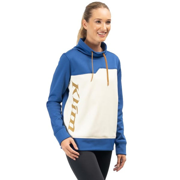 Coton Ouaté Accelerate Femme Klim bleu et blanc