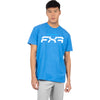 T-Shirt Vapor Premium FXR bleu et blanc, de face