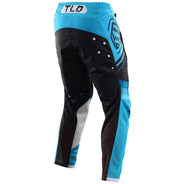 Pantalon de Motocross GP Pro Air Apex Troy Lee Designs bleu et noir, de dos