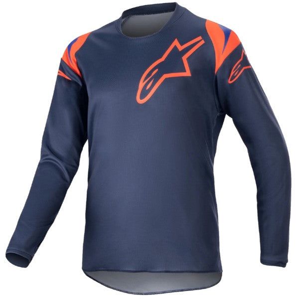 Chandail de Motocross Racer Narin Junior Alpinestars bleu et orange