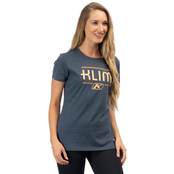 T-Shirt Kute Corp Femme Klim bleu foncé