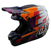 Casque de Motocross SE5 Carbone Speed MIPS Troy Lee Designs bleu foncé, de 3/4