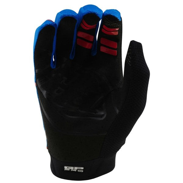 Gants de Motocross GP Pro Mono Junior Troy Lee Designs bleu, paume