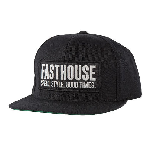 Casquette Blockhouse/Fasthouse/ noir de face 