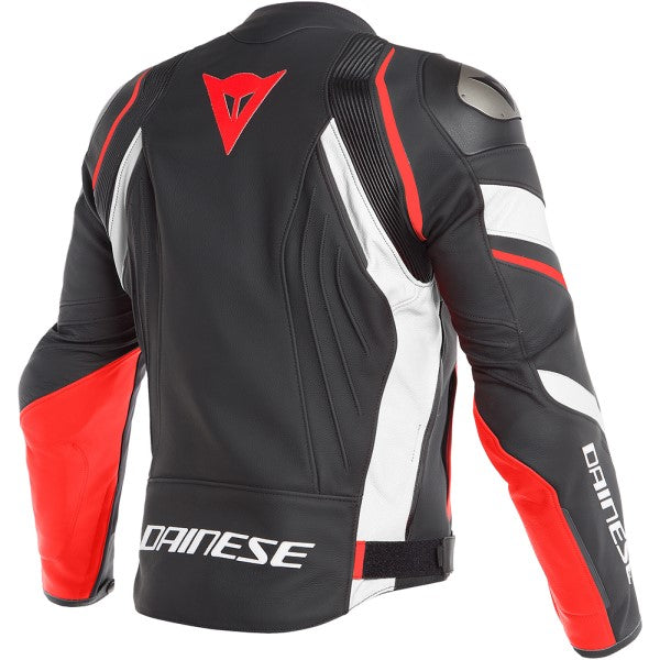 Manteau de Moto Dainese Avro 4 noir-blanc-rouge Dos