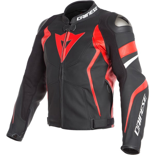 Manteau de Moto Dainese Avro 4 noir-rouge-blanc