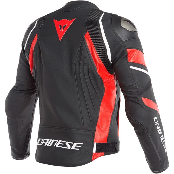 Manteau de Moto Dainese Avro 4 noir-rouge-blanc Dos