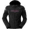 Veste de Moto Skye Femme Noir/Rose de face