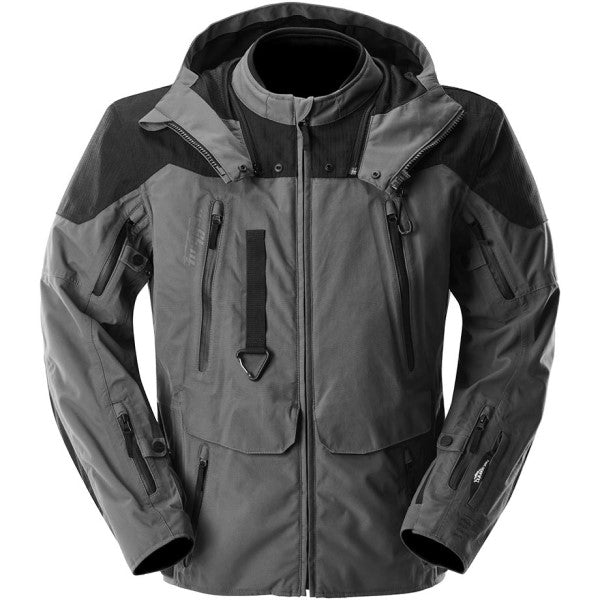 Manteau de Moto Kalahari Anthracite de face