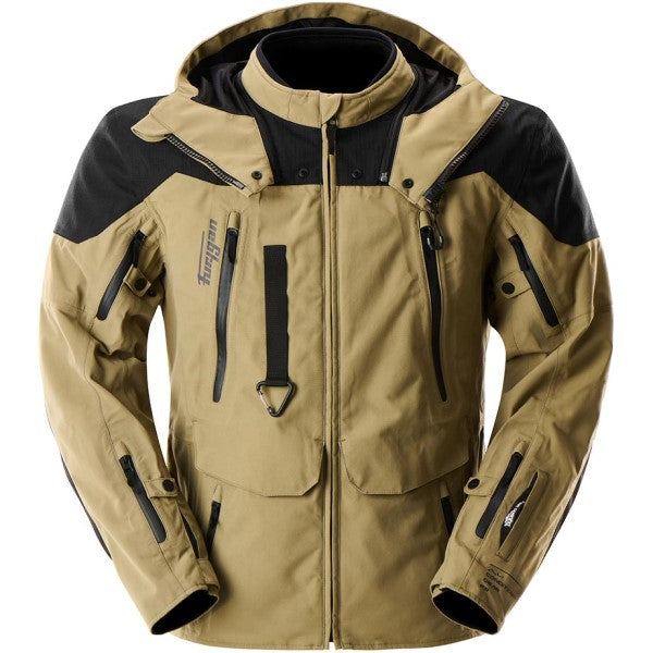 Manteau de Moto Kalahari Sable de face