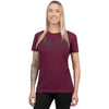 T-Shirt Antler Premium Femme FXR bordeaux