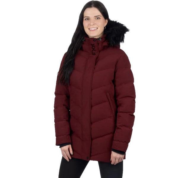 Manteau Sage Femme FXR bordeaux