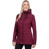 Manteau Ivy Canvas Femme FXR bordeaux