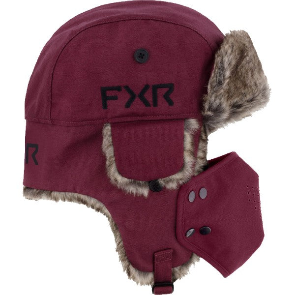 Chapeau Trappeur Junior FXR bordeaux