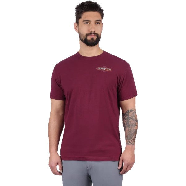 T-Shirt Race Div Premium FXR bordeaux