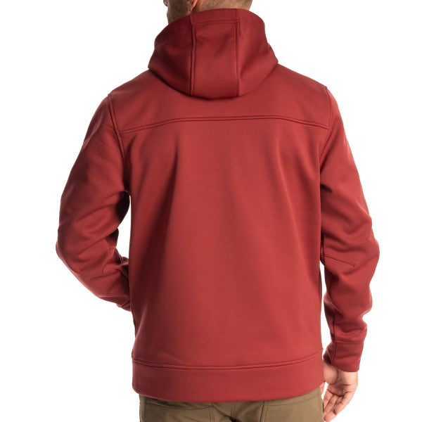 Coton Ouaté Zone Klim bordeaux, de dos