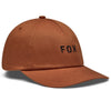 Casquette Wordmark Adjustable Fox brun