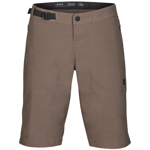 Short de Vélo Ranger Femme Fox brun, de face