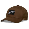 Casquette File Alpinestars brun