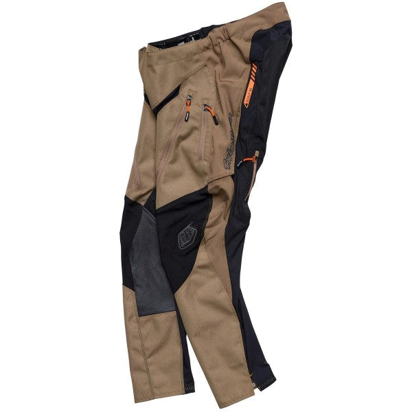 Pantalon de Motocross Scout SE Troy Lee Designs brun, de côté