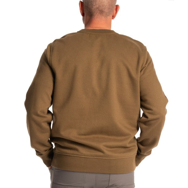 Coton Ouaté Range Klim brun, de dos