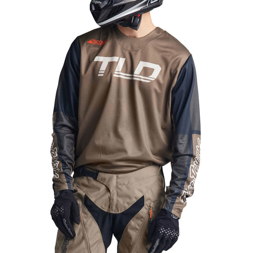 Chandail de Motocross Scout GP Recon Troy Lee Designs brun, de face