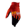 Gants de Motocross 2.5 Coupe-Vent Leatt rouge, dessus