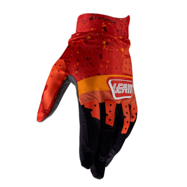 Gants de Motocross 2.5 Coupe-Vent Leatt rouge, dessus