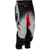Pantalon de Motocross Kinetic DBK Junior/Fly/noir gris rouge/de profil